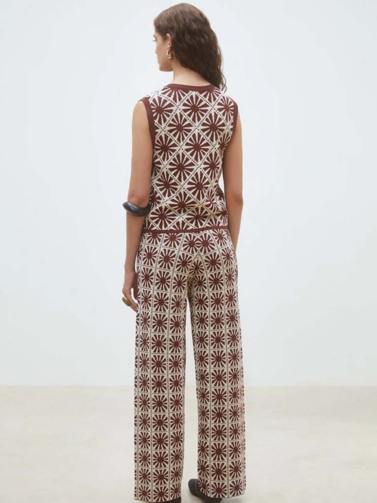 Jasper Jacquard Knit Pants