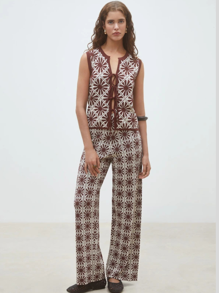 Jasper Jacquard Knit Pants