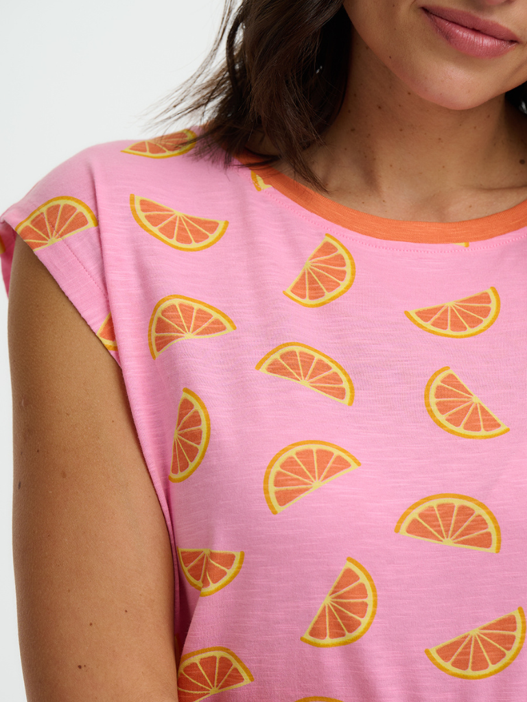 Chrissy Orange Slice Tank