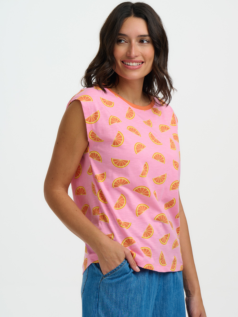 Chrissy Orange Slice Tank