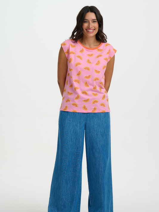 Chrissy Orange Slice Tank