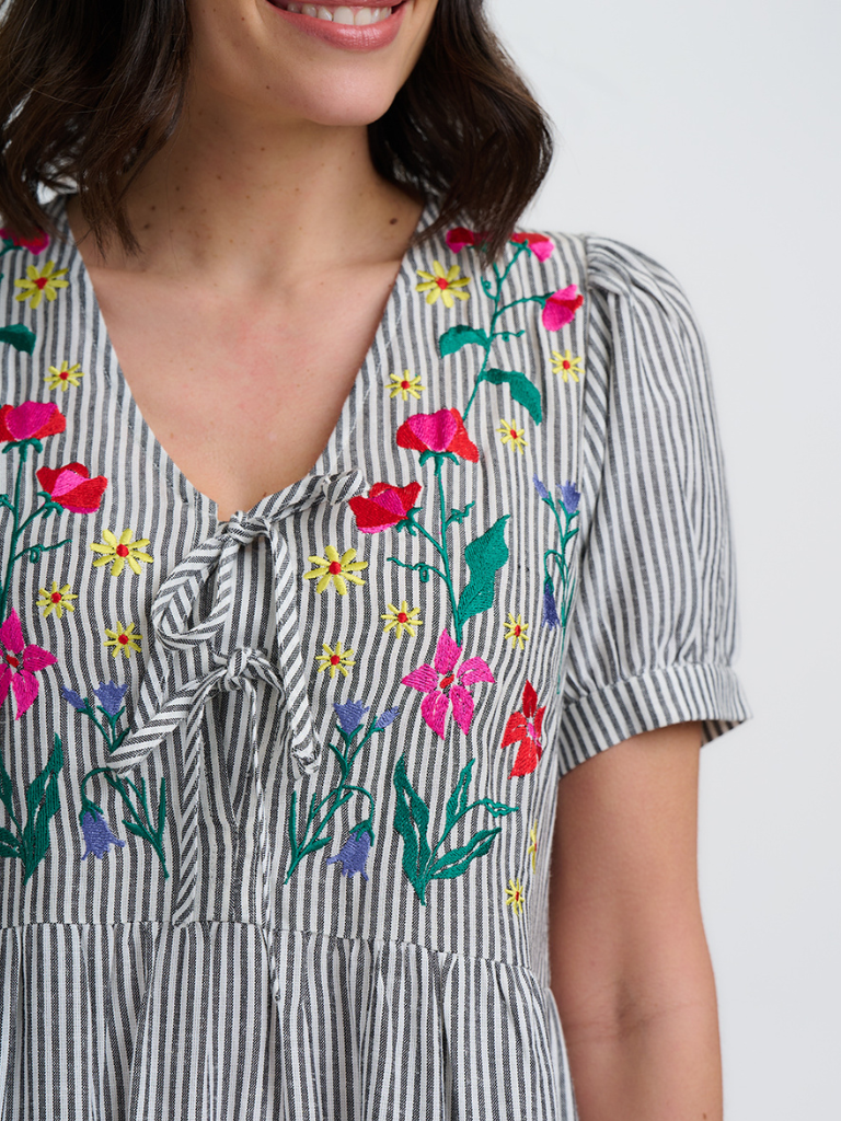 Ruby Midi Smock Dress