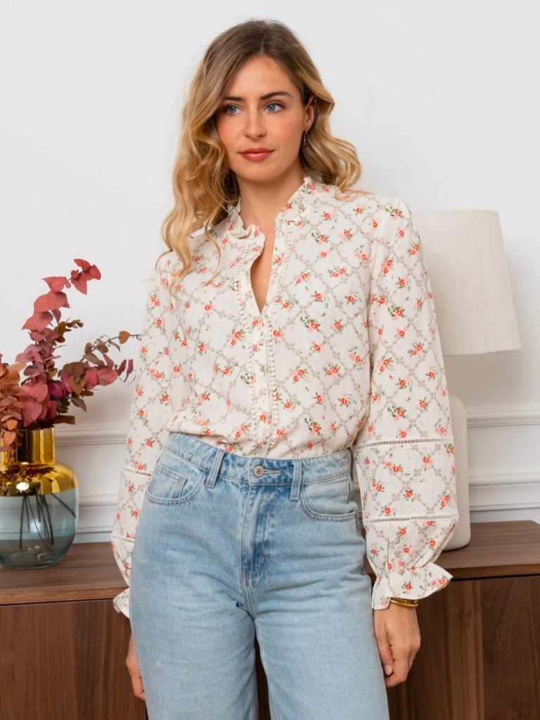 Indie Floral Blouse