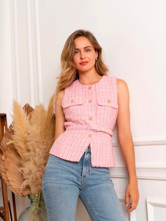 Charlotte Belted Waistcoat