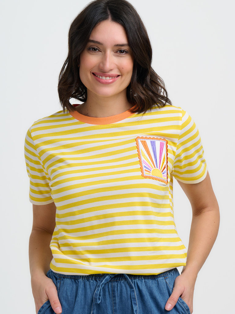 Maggie Rainbow Sunshine Tee