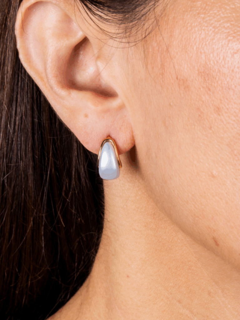 `Martha Set of Two Earrings - Gold Plated