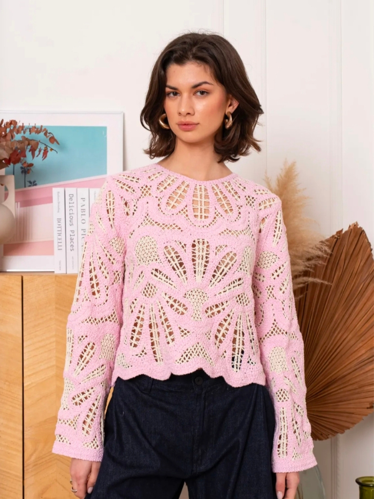 Maya Blush Crochet