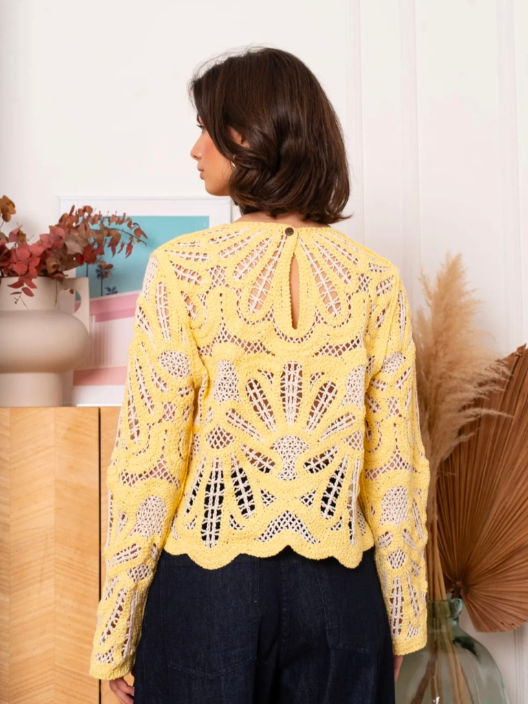 Maya Crochet Yellow