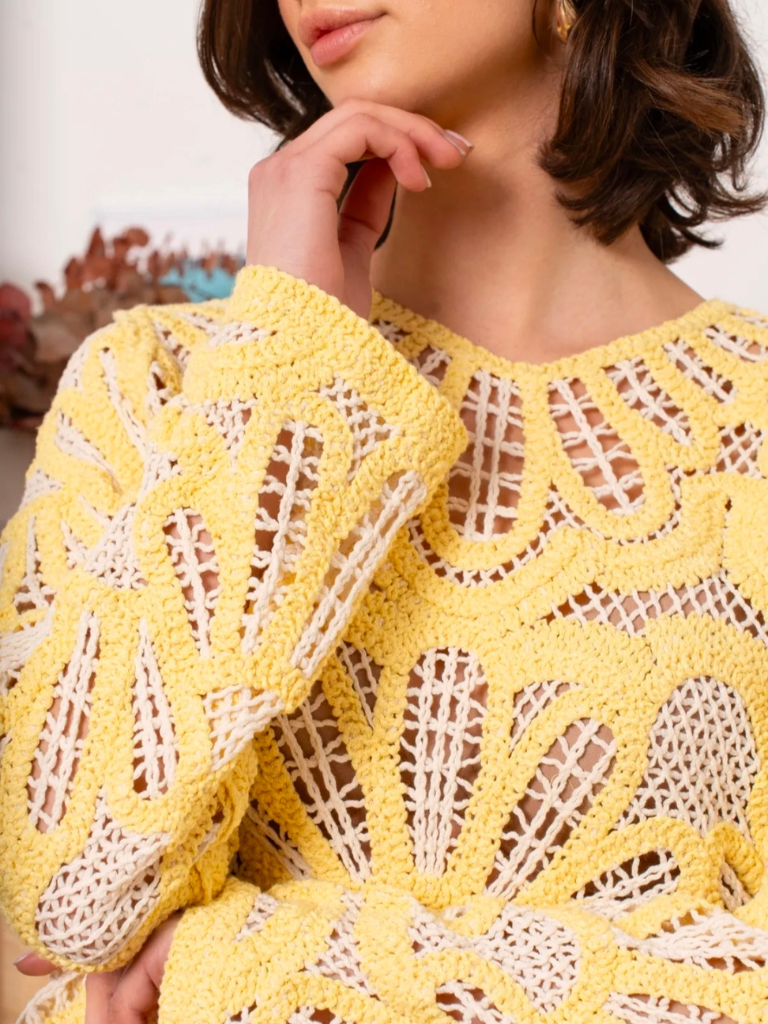 Maya Crochet Yellow