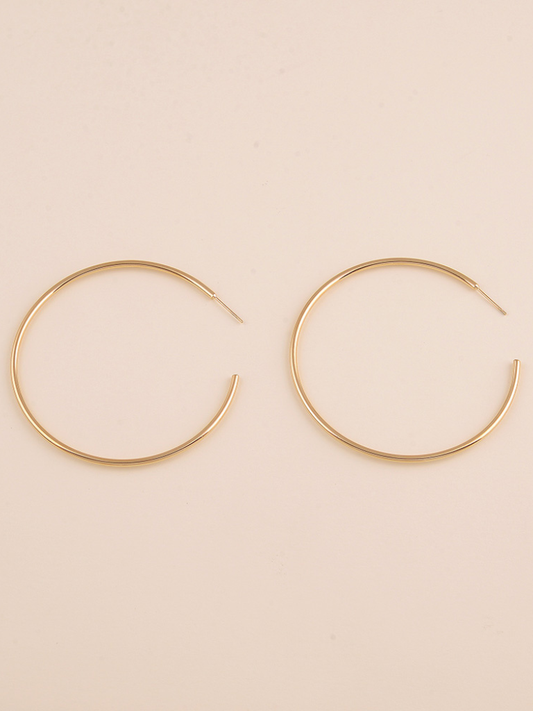 Eva Gold Hoop