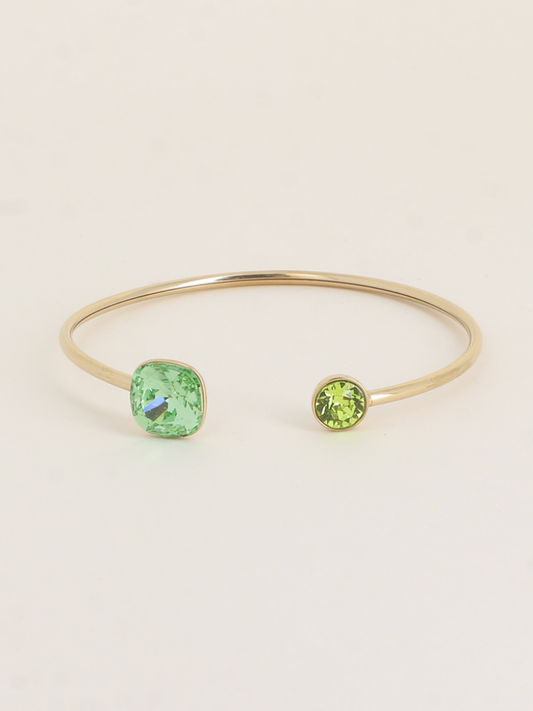 Lime Green Duo Gem Bracelet
