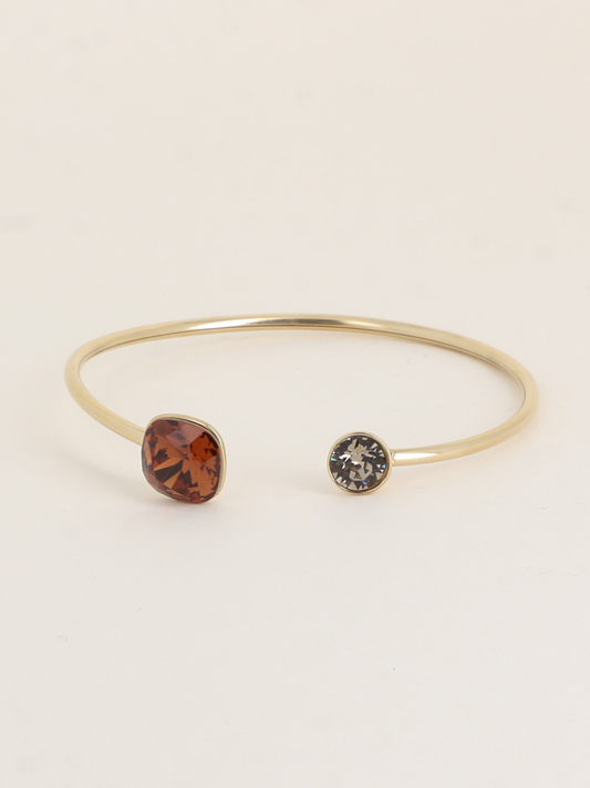 Chestnut Duo Gem Bracelet