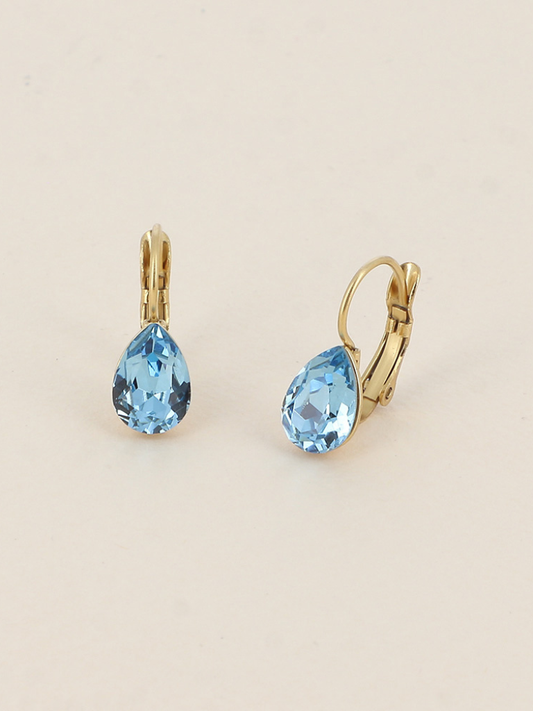 Clara Aqua Gem Earrings