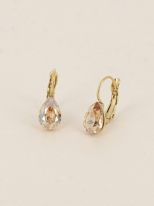 Clara Champagne Gem Earrings