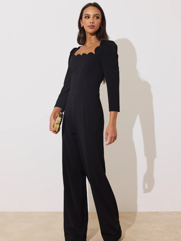 Adeline Scallop Jumpsuit