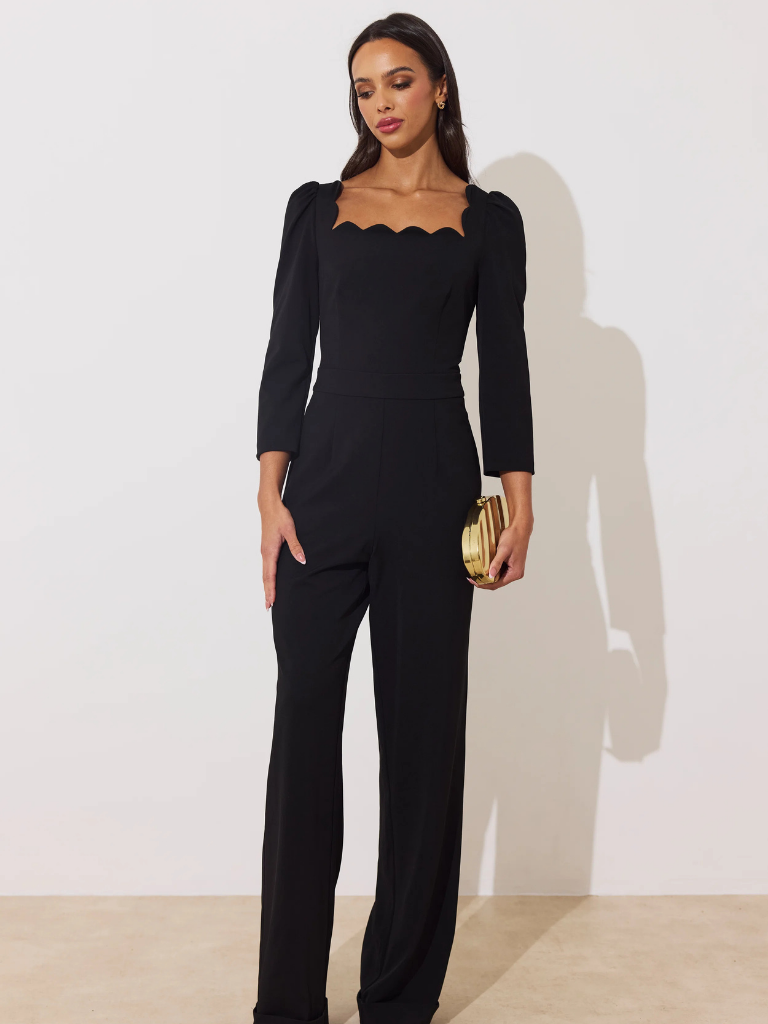 Adeline Scallop Jumpsuit