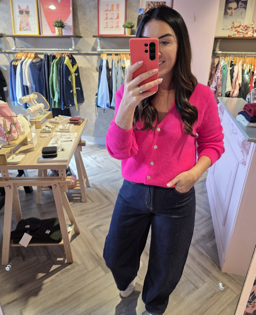 Alpaca Knit Hot Pink