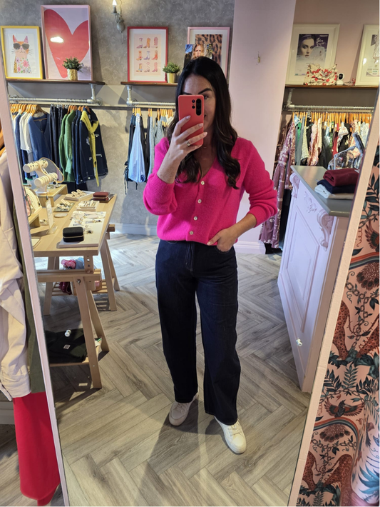 Alpaca Knit Hot Pink