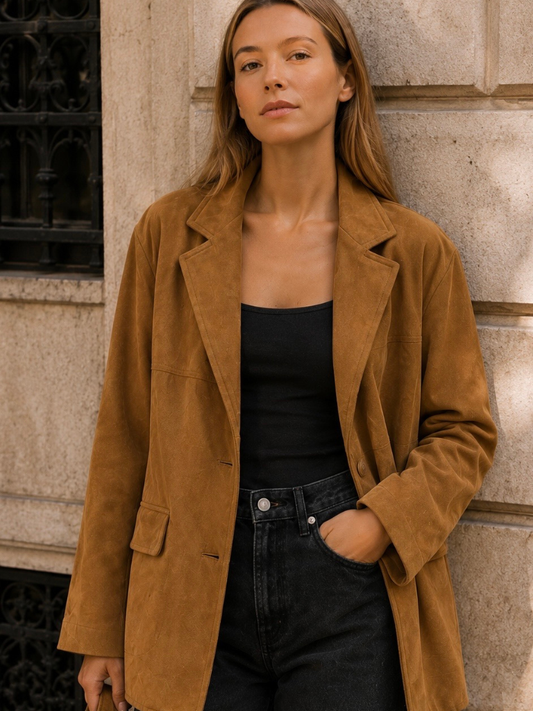 Florence Faux Suede Blazer