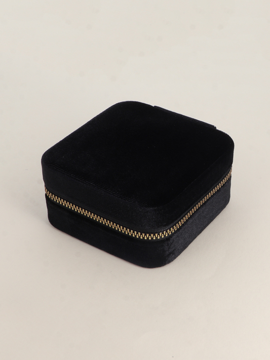 Harmony Black Velvet Jewellery Box