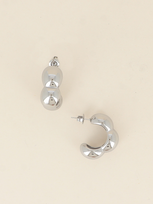 Sienna Hoop Silver