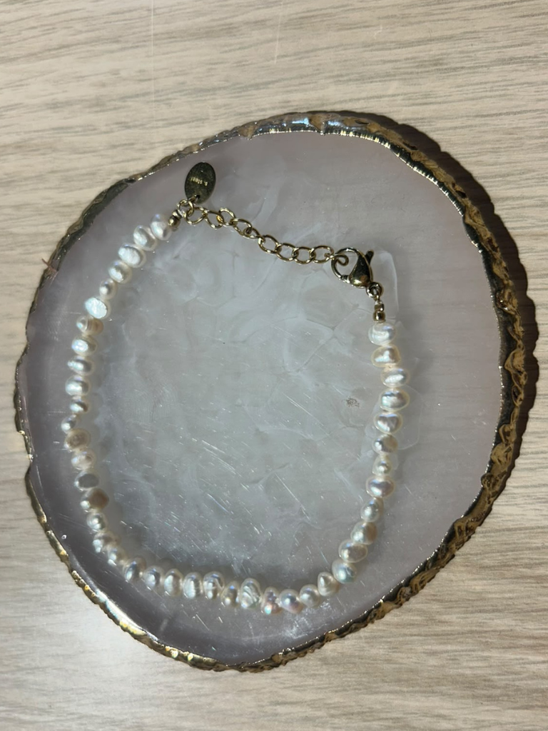Laurie Pearl Beaded Bracelet