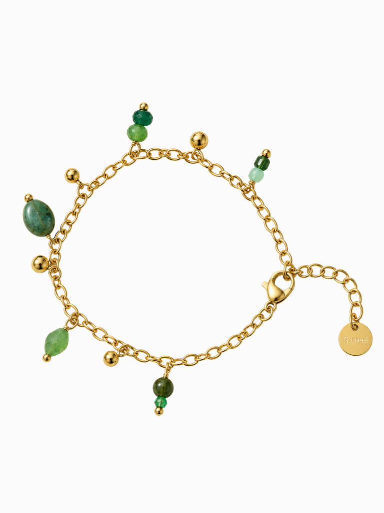Tessa Green Charm Bracelet