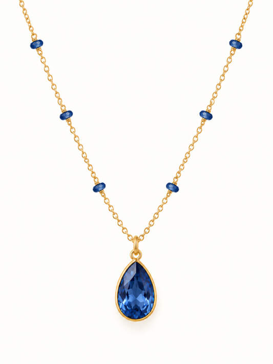 Blair Sapphire Teardrop Necklace