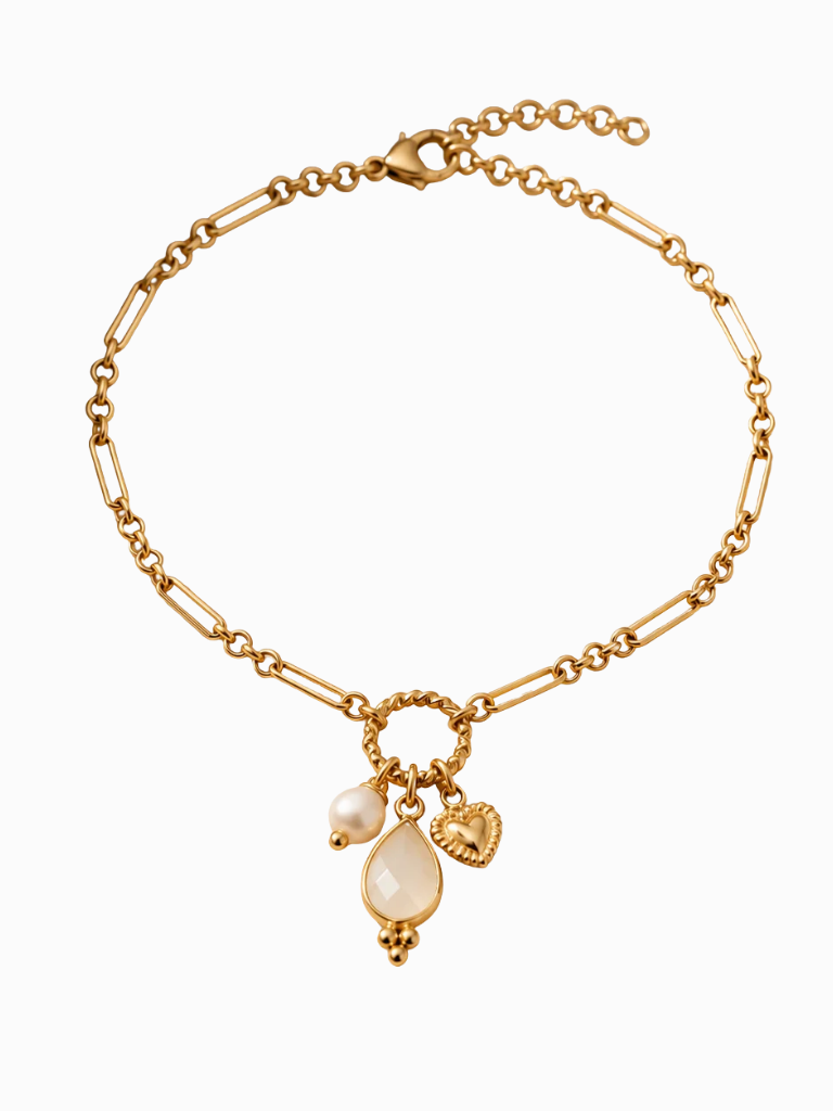 Amara Bracelet Pearl White Charm