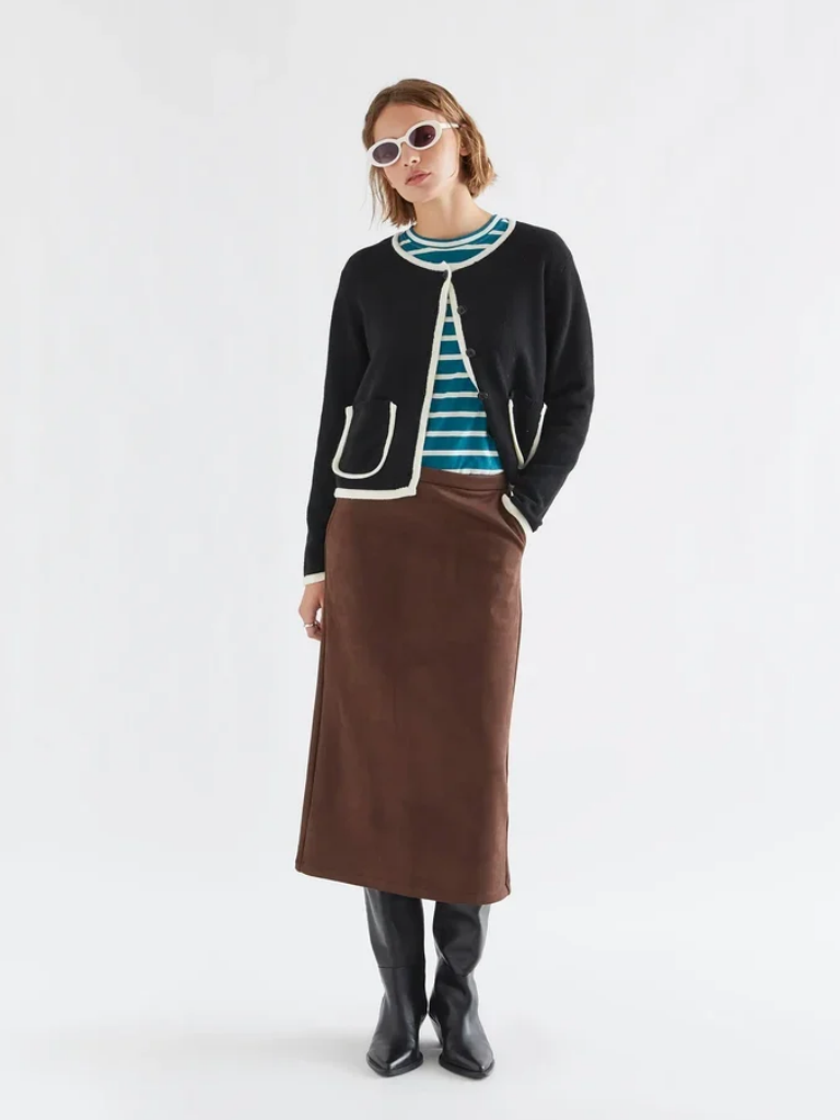 Sophia Brown Skirt