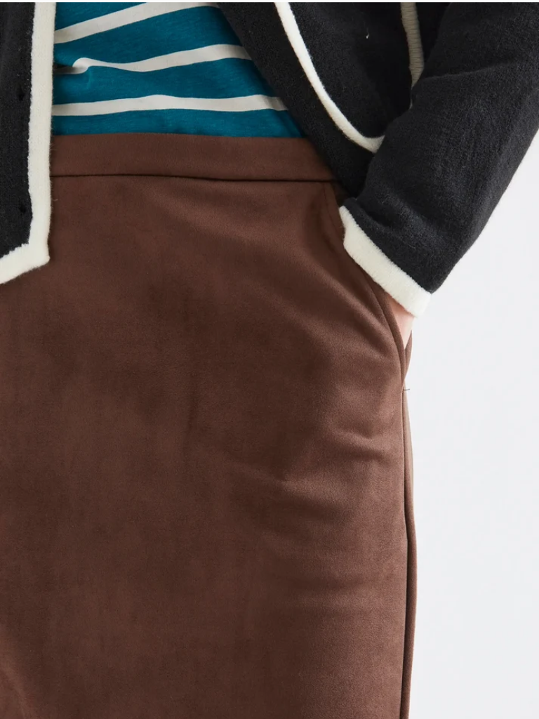 Sophia Brown Skirt