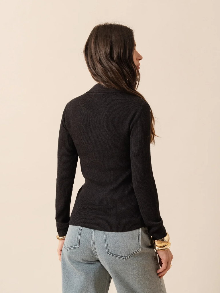 Celine Charcoal Polo