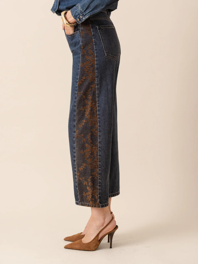 Dona Lace Barrel Jean