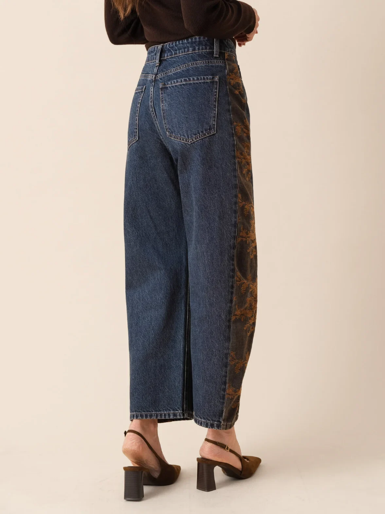 Dona Lace Barrel Jean