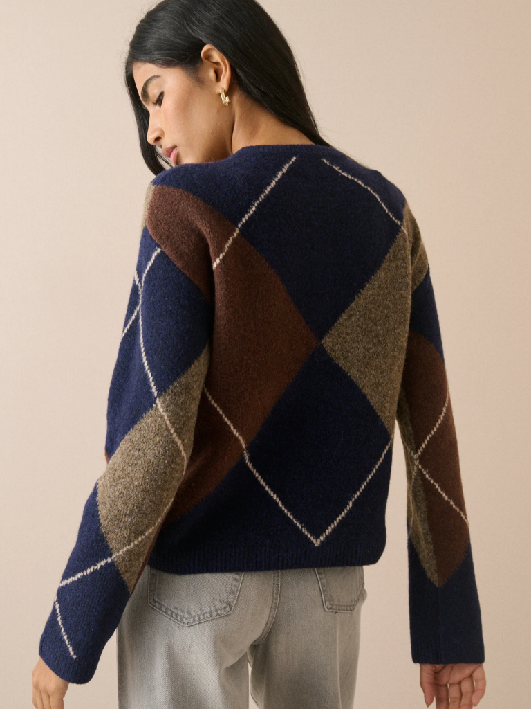 Henley Navy Jumper