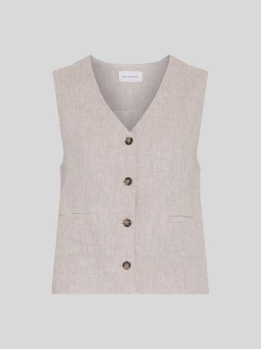 MSCH Viana Ginia V Neck Waistcoat