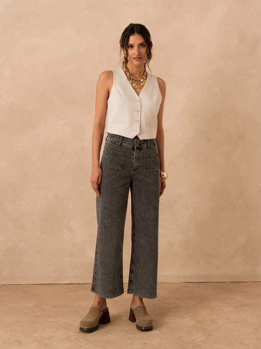Violette Grey Jean