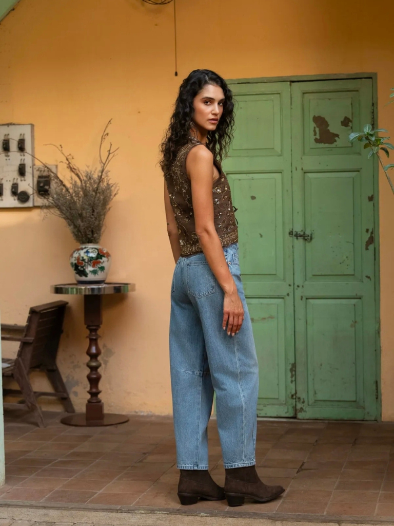 Brandy Balloon Denim