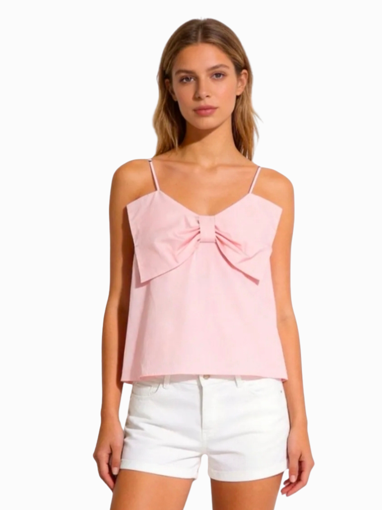 Collette Pink Bow Top