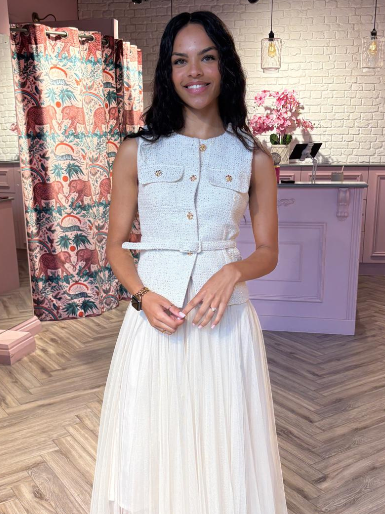 Emma Waistcoat Cream