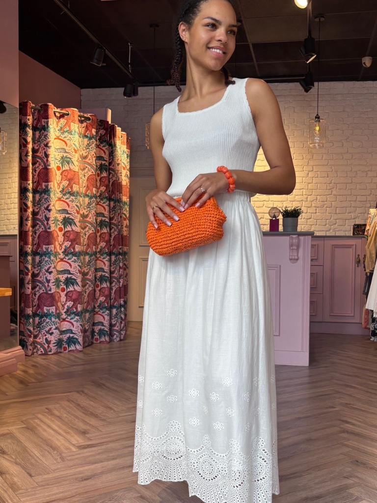 Fia Broderie Skirt