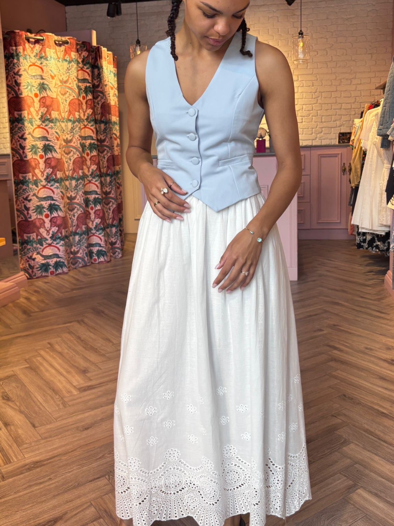 Fia Broderie Skirt