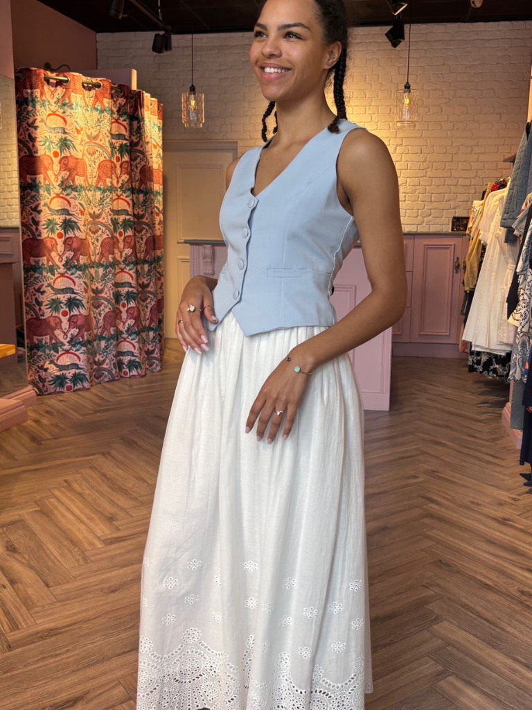 Fia Broderie Skirt