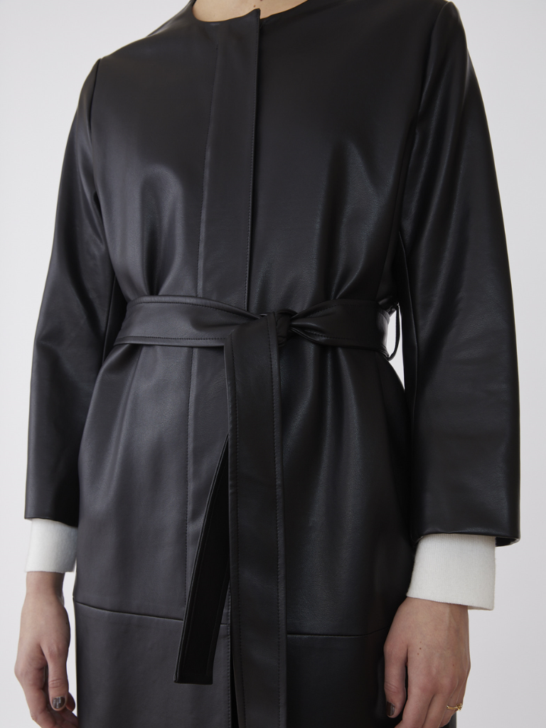 Nana PU Trench