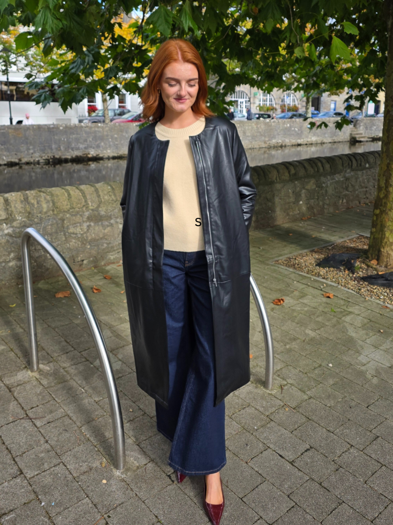 Nana PU Trench