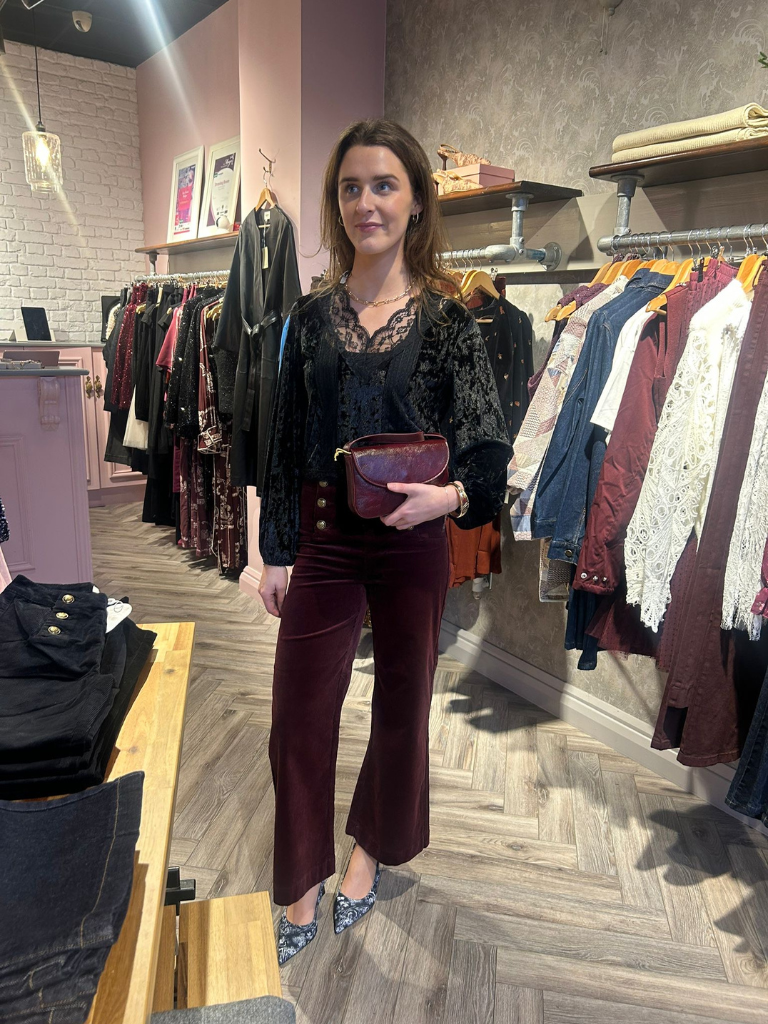 Catherine Lace Black Top