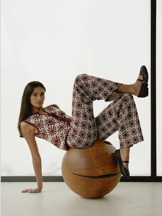 Jasper Jacquard Knit Pants