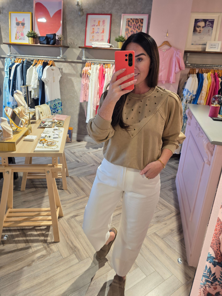 Kiki Taupe Sweatshirt