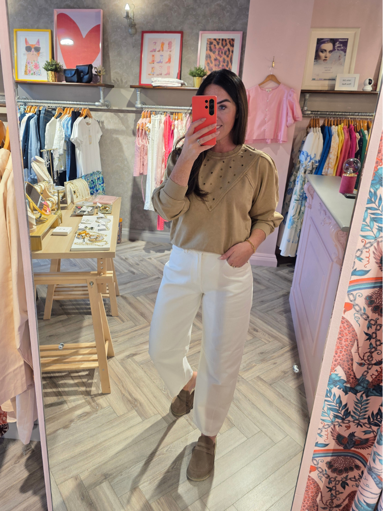 Kiki Taupe Sweatshirt