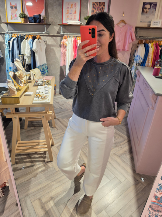 Kiki Grey Sweatshirt